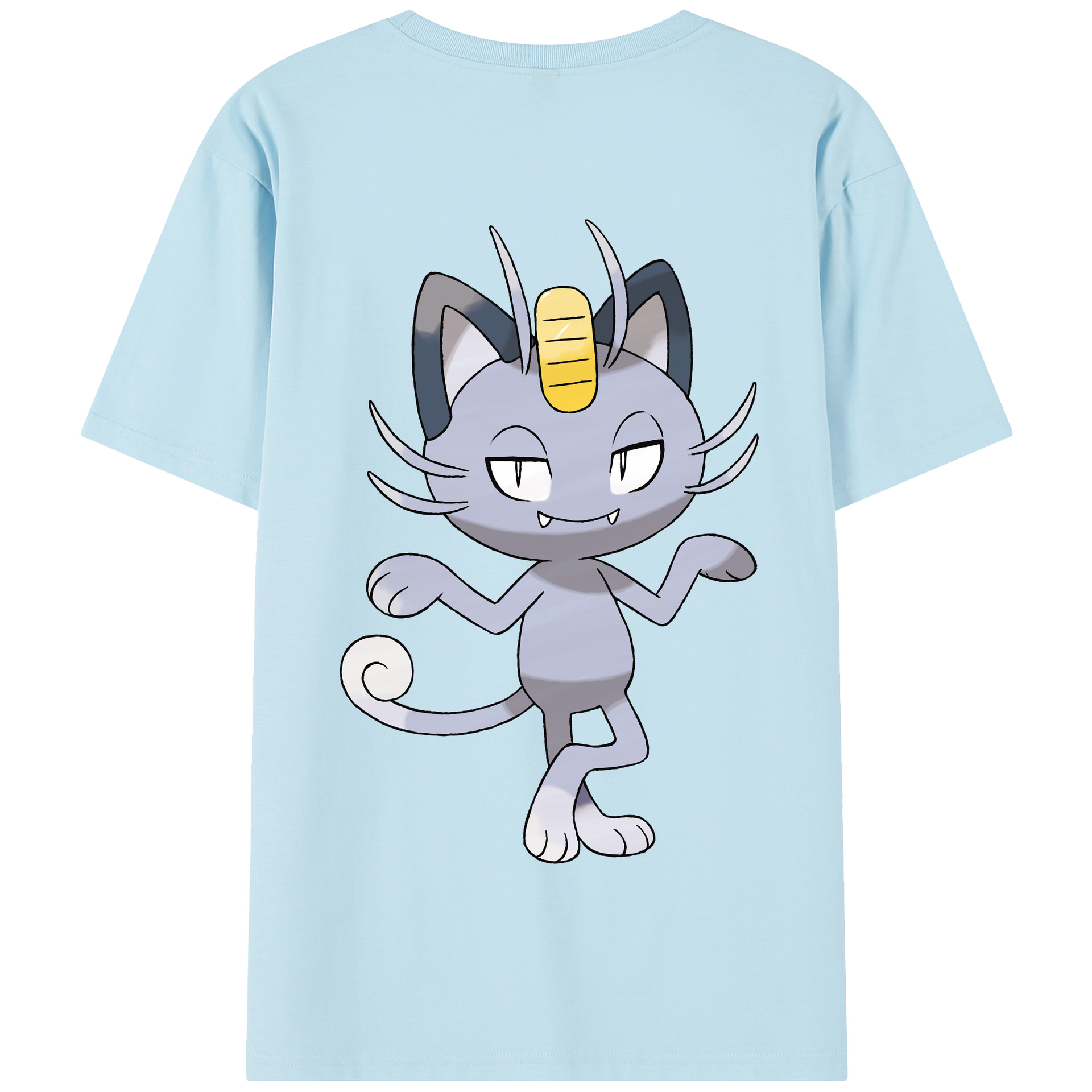 （画像用） ポケットモンスター Pokémon 綿100％半袖Tシャツ（背面プリント）